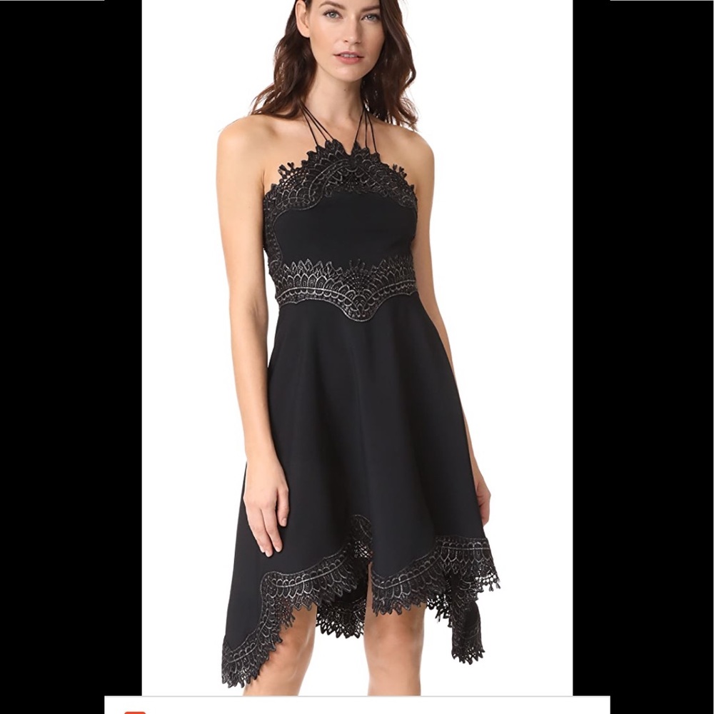 Black metallic Jonathan Simkhai Dress sz 4